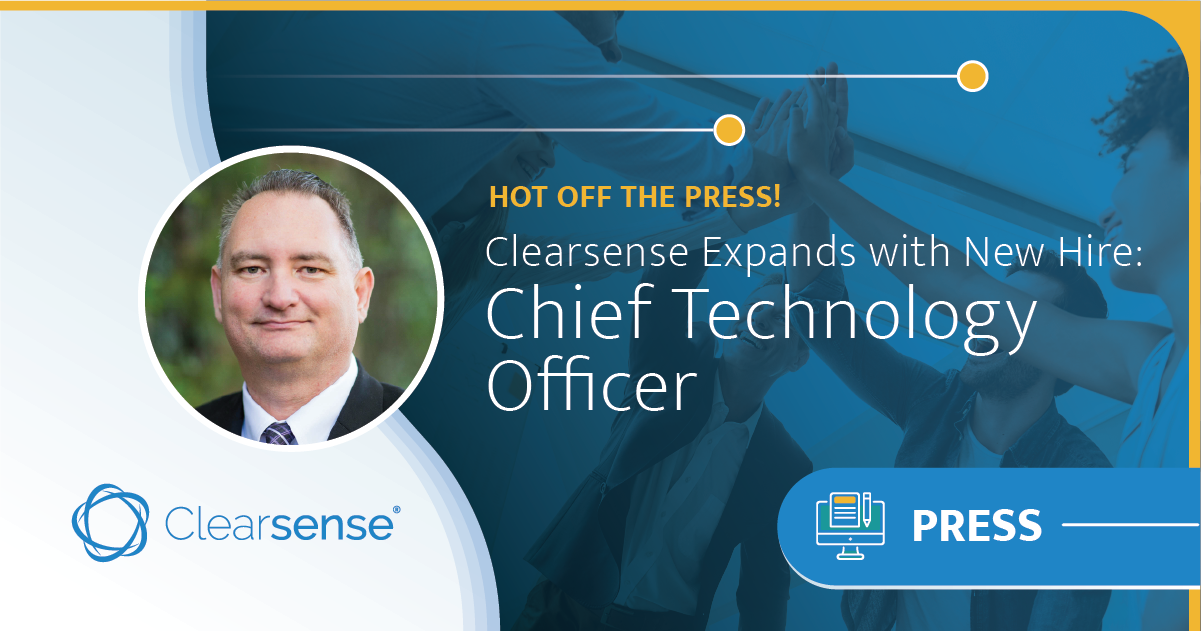 Clearsense Expands with Newest Hire: Chief Technology Officer