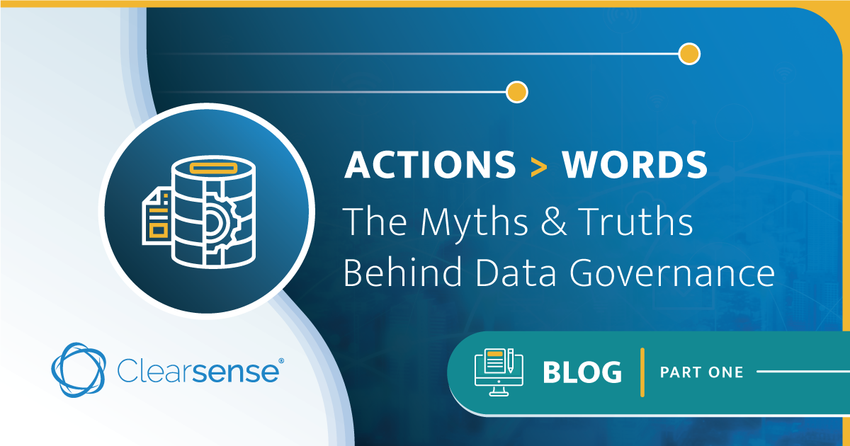 Data Governance Myths Part 1