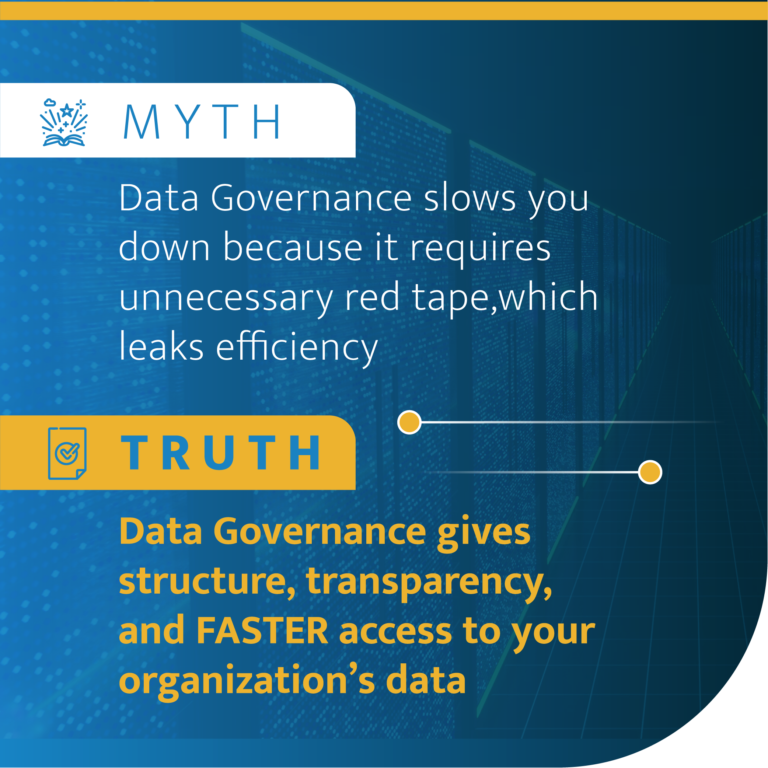 Data Governances gives faster access to data