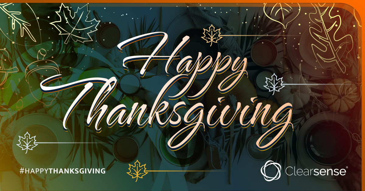 A Thanksgiving Message From Clearsense